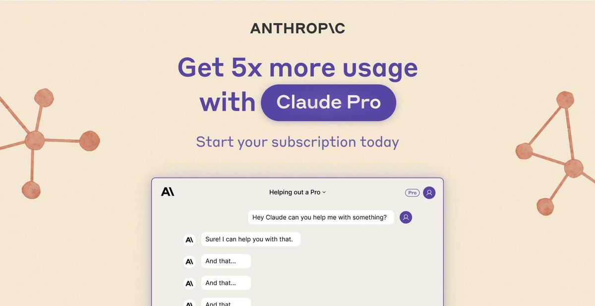 Anthropic Announces Claude Pro