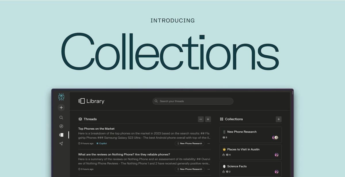 Perplexity Launches “Collections” to Organize and Share Your AI Research Threads
