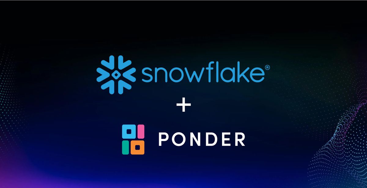 Snowflake to Acquire Ponder to Bring Robust Python Integration to their Enterprise Data Cloud