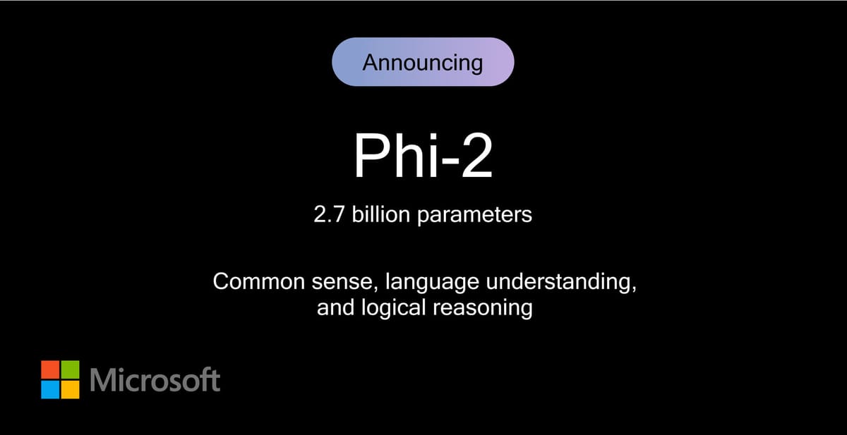 Microsoft Releases Phi-2: A Surprisingly Powerful 2.7B Parameter Language Model