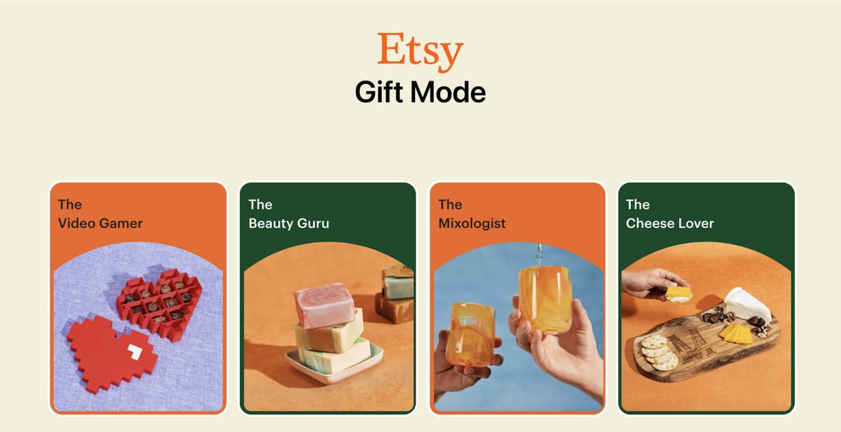 Etsy Launches AI-Powered Gift Mode to Make Picking Presents Easier