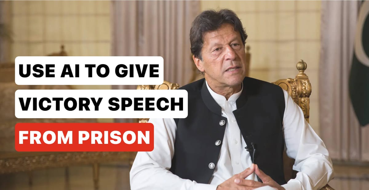 Jailed Ex-Leader Imran Khan Claims Victory in Pakistan Election With AI-Generated Speech
