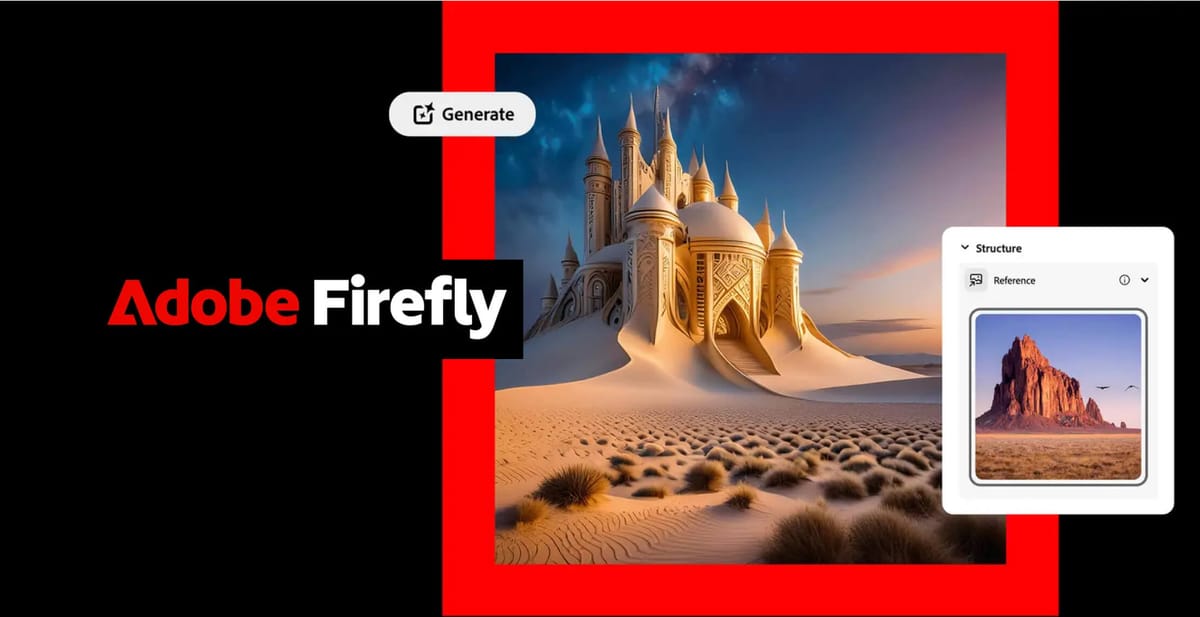 Adobe Firefly Adds Structure Reference to Bring More Control to Generated Images