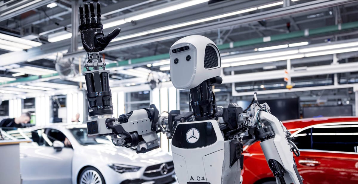 Mercedes-Benz Pilots Apptronik's Apollo Humanoid Robot in Manufacturing Facilities