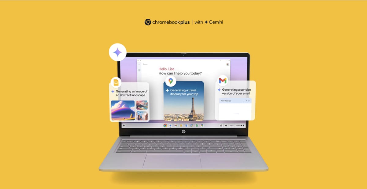 Google Brings Gemini and New AI Capabilities to ChromeBooks
