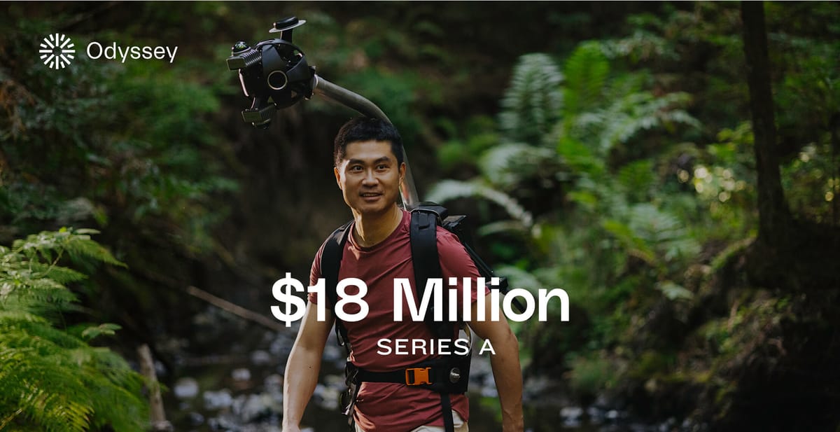 Odyssey Raises $18M to Build AI Worlds Using Backpack-Mounted Cameras