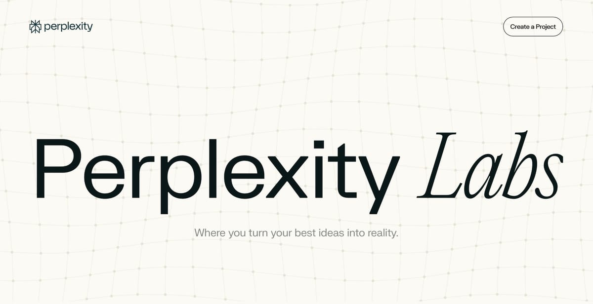 Perplexity Launches New Labs Feature