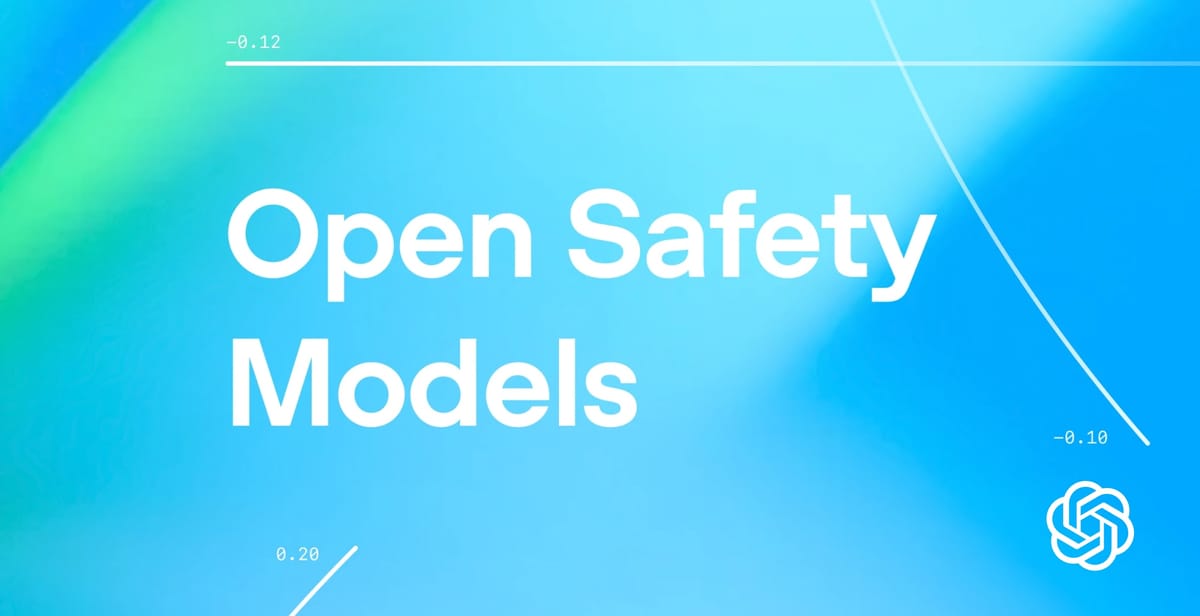 OpenAI Releases Open-Weight Safety Models That Rewrite Policy Rules on the Fly