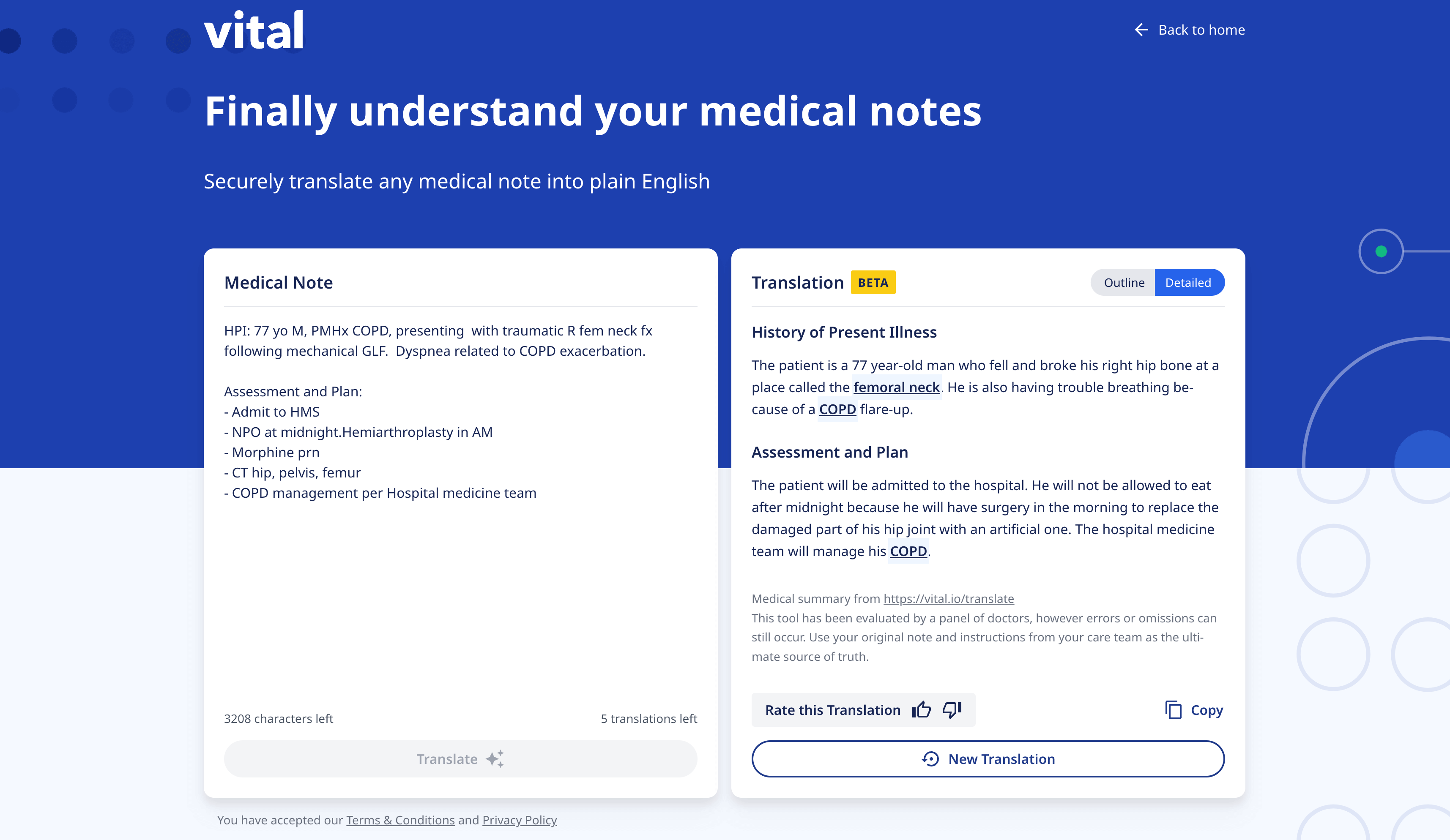 Vital Uses AI to Simplify Medical Jargon for Patients
