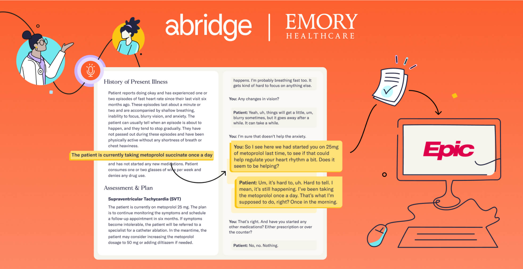 Abridge Announces Partnership with Epic and Emory Healthcare to Bring Generative AI to Providers