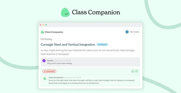 Class Companion Secures $4M to Put AI to Work for Teachers and Students