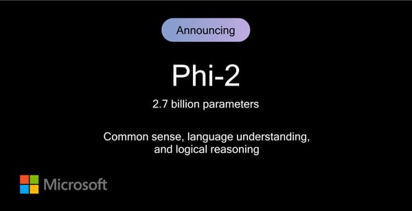 Microsoft Releases Phi-2: A Surprisingly Powerful 2.7B Parameter Language Model
