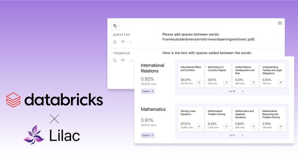 Databricks Acquires Lilac AI to Simplify Unstructured Data Evaluation for Generative AI
