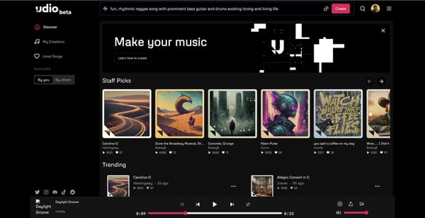 Udio is a New AI Music Generation App that Rivals Suno with Powerful Creation Tools
