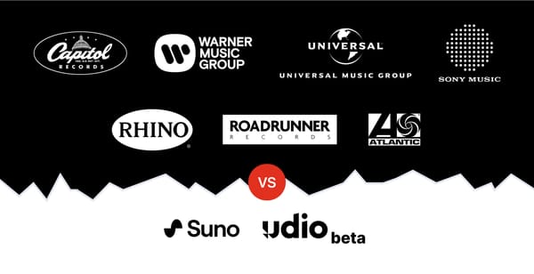 Major Record Labels Sue AI Music Firms Suno and Udio for Copyright Infringement